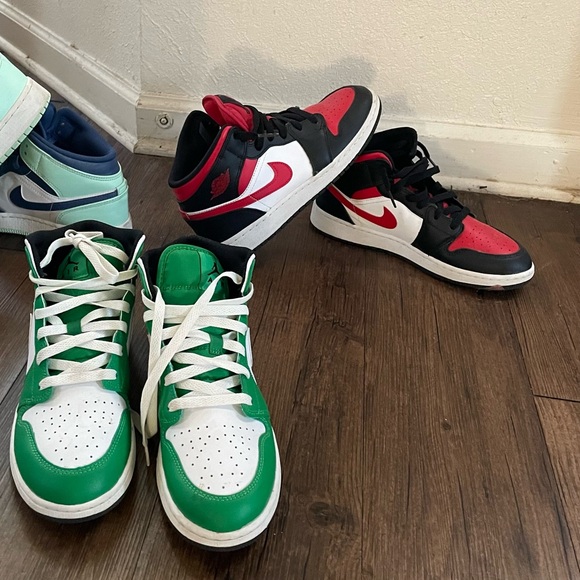 Nike Other - Vibrant Green and White Kids Sneakers